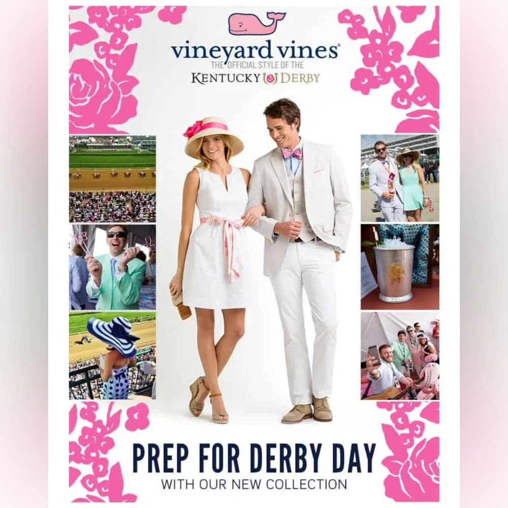 * NEW * 🏇 Vineyard Vines Horseshoe Patchwork Lined Kentucky Derby Dress Size 2 - Picture 16 of 16